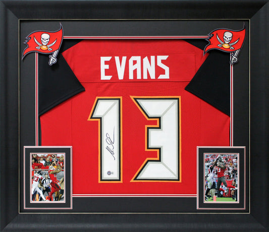 Buccaneers Mike Evans authentisch signiertes, gerahmtes Trikot