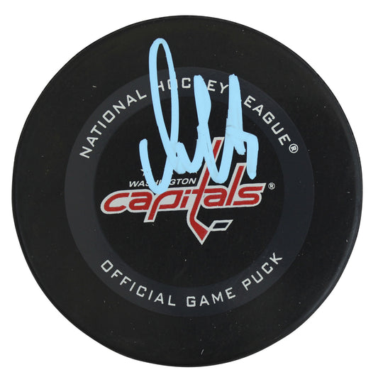 Capitals Alex Ovechkin authentisch signierter offizieller Spiel Hockey Puck