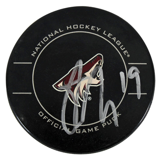 Coyotes Shane Doan authentisch signierter offizieller Spiel Hockey Puck