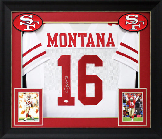 49ers Joe Montana authentisch signiertes, gerahmtes Trikot