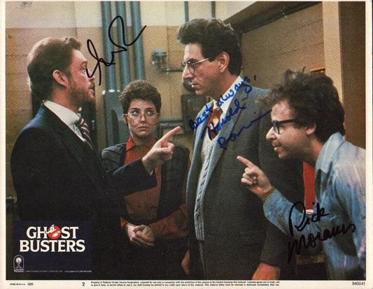 Ghostbusters Cast signiert Original 11x14 Lobbykarte POP COA