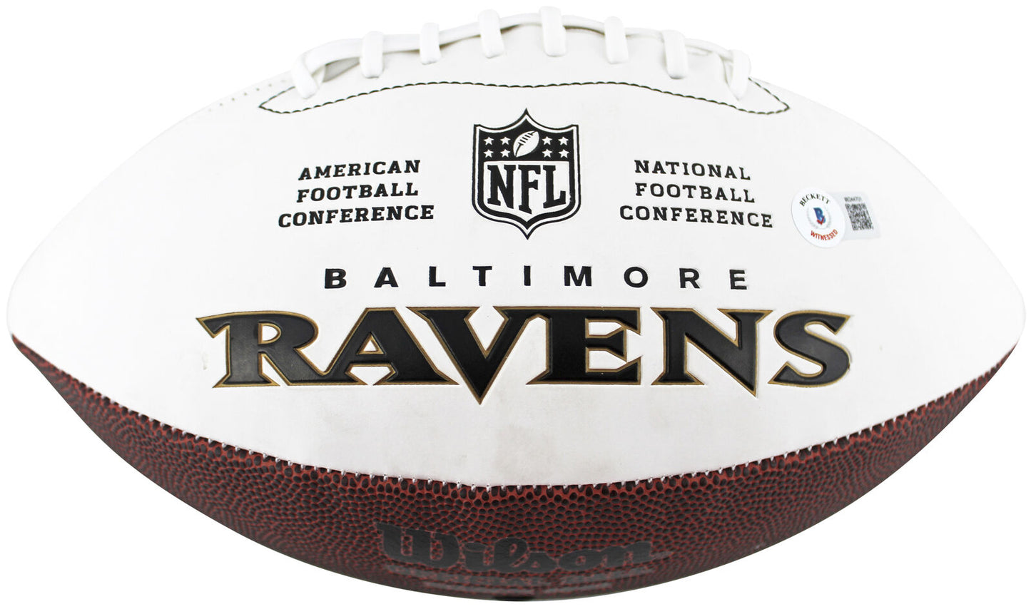 Ravens Ray Lewis signierter Wilson Ball