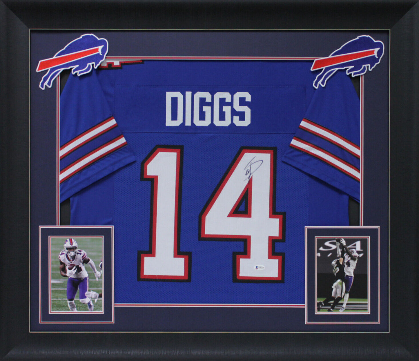 Bills Stefon Diggs authentisch signiertes, gerahmtes Trikot