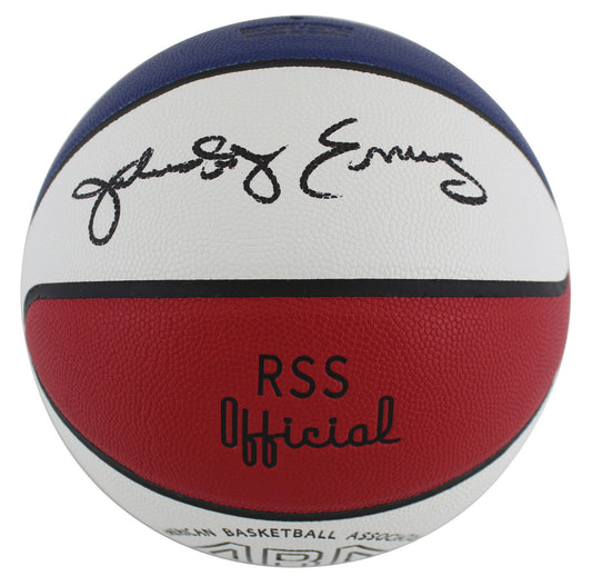 76ers Julius "Dr. J" Erving signierter Basketball