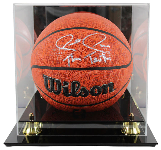 Celtics Paul Pierce ""The Truth""  signierter Basketball in Glashülle