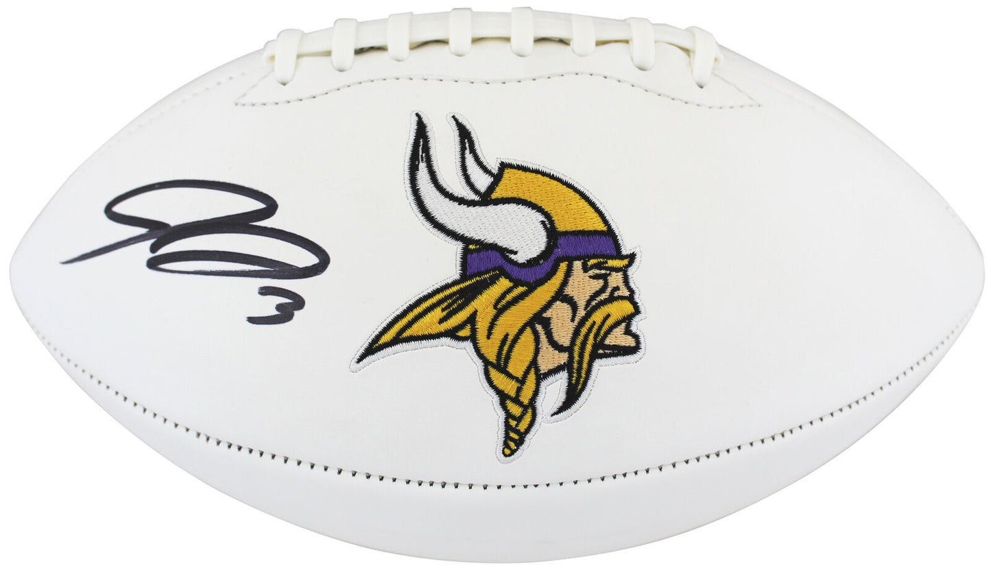 Vikings Jordan Addison signierter Rawlings Ball