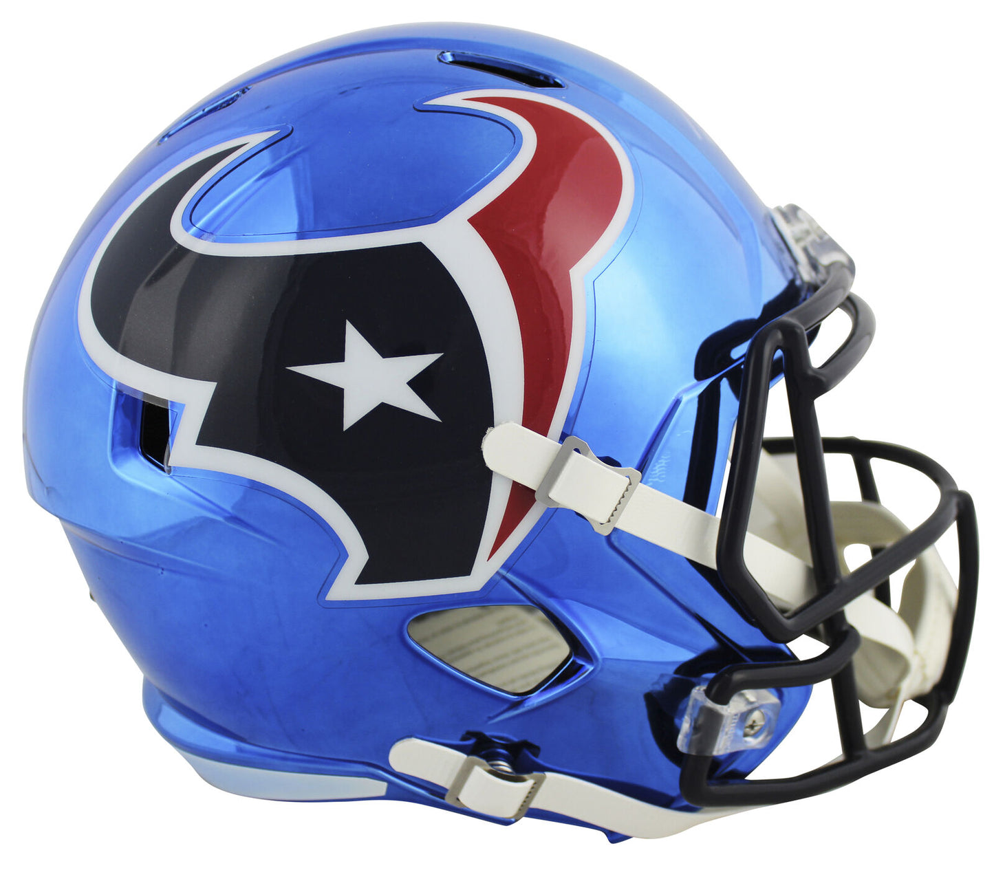 Texans J.J. Watt authentisch signierter Chrom Full Size Speed Rep Helm in voller Größe BAS