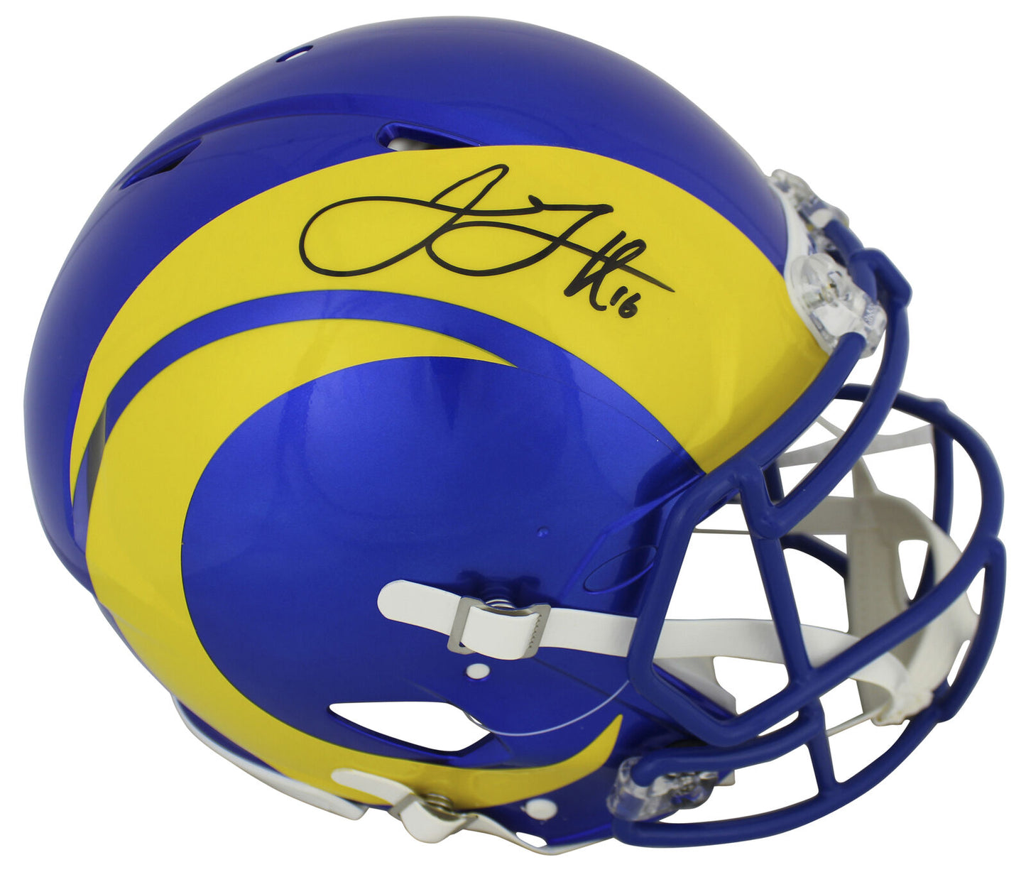 Rams Jared Goff authentisch signiert 2020 Full Size Speed Proline Helm Fanatics