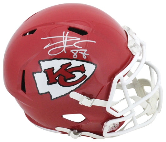 Chiefs Travis Kelce authentisch signiert Speed Proline Helm in voller Größe BAS