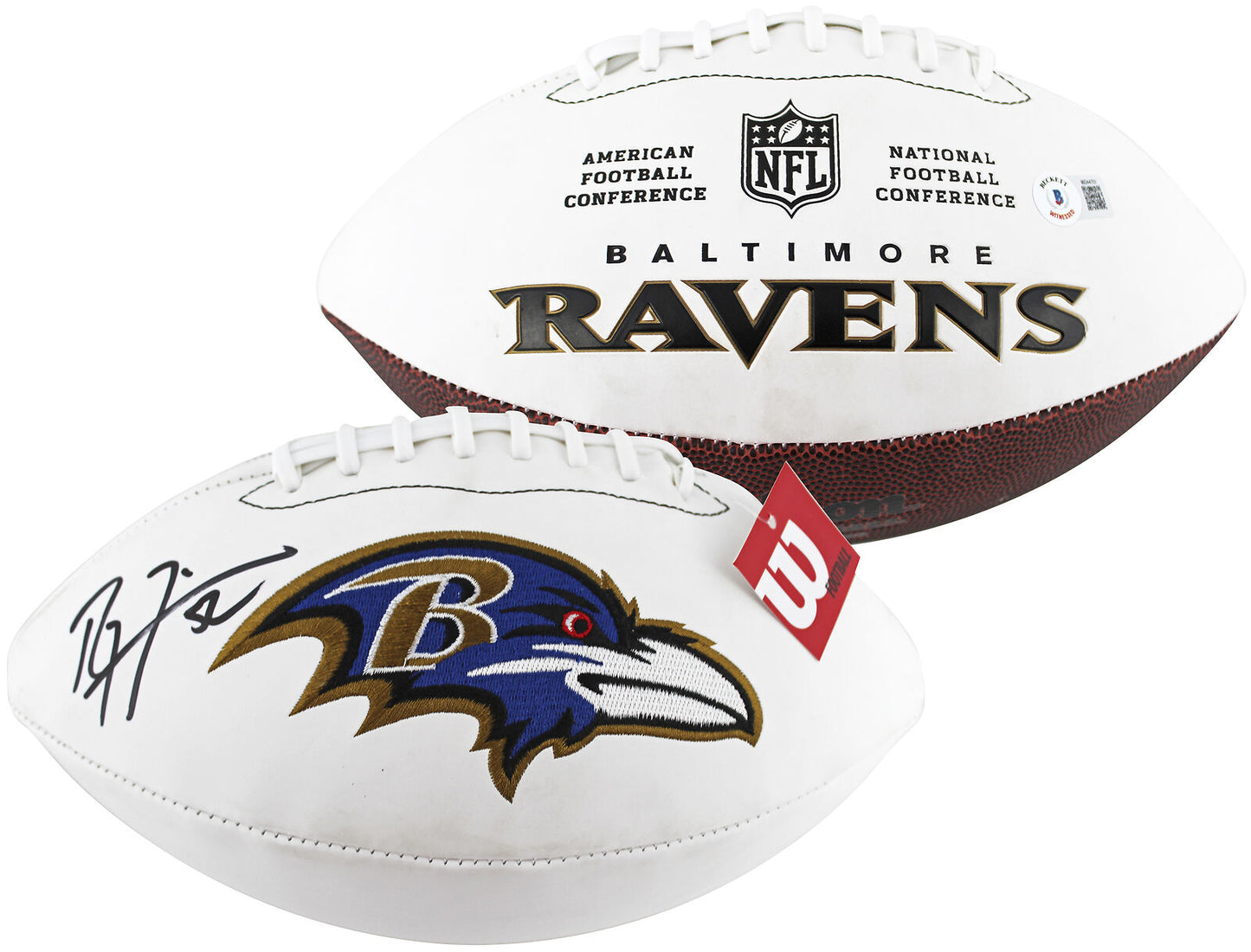 Ravens Ray Lewis signierter Wilson Ball